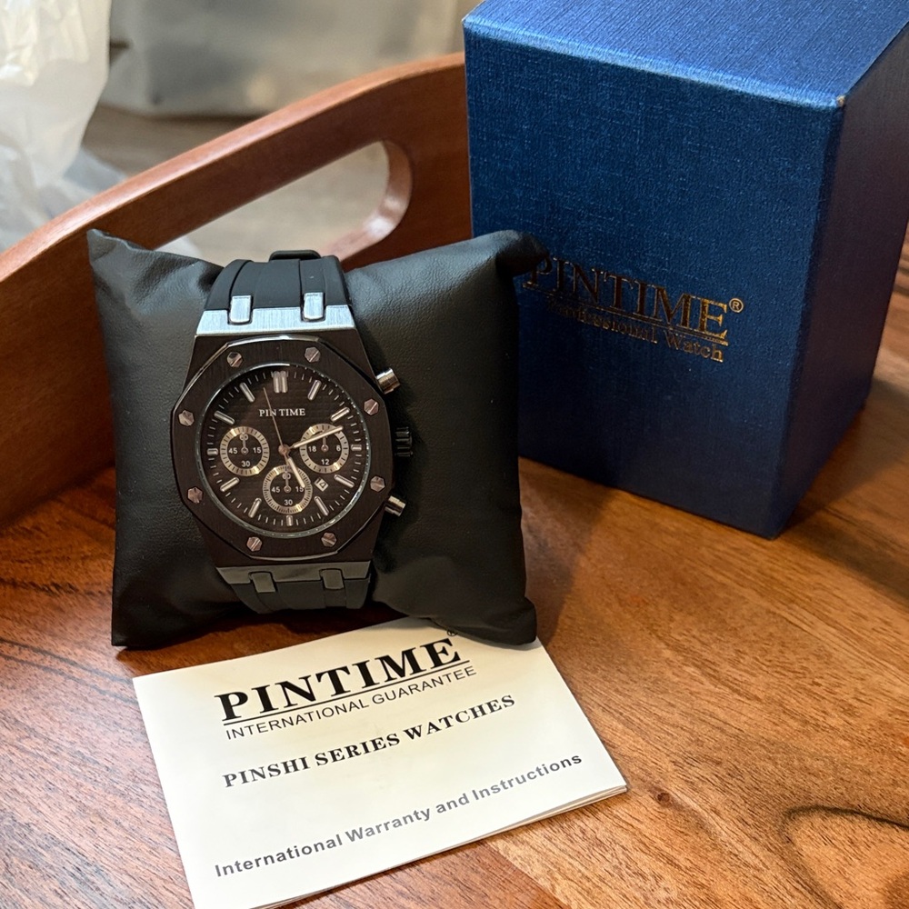 Black Chronograph Men's Watch